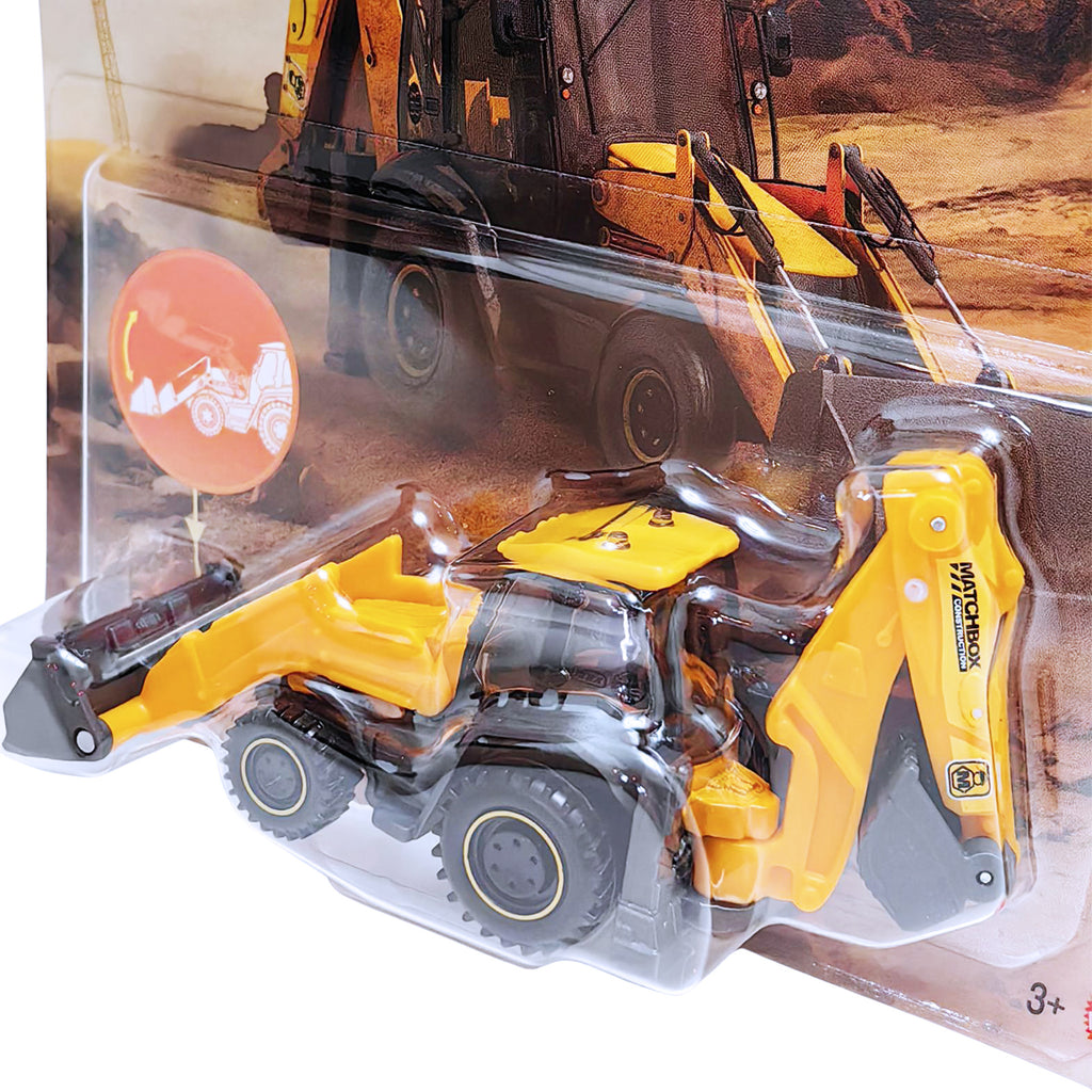 Matchbox Working Rigs | MBX Backhoe - Orange (JBX68)