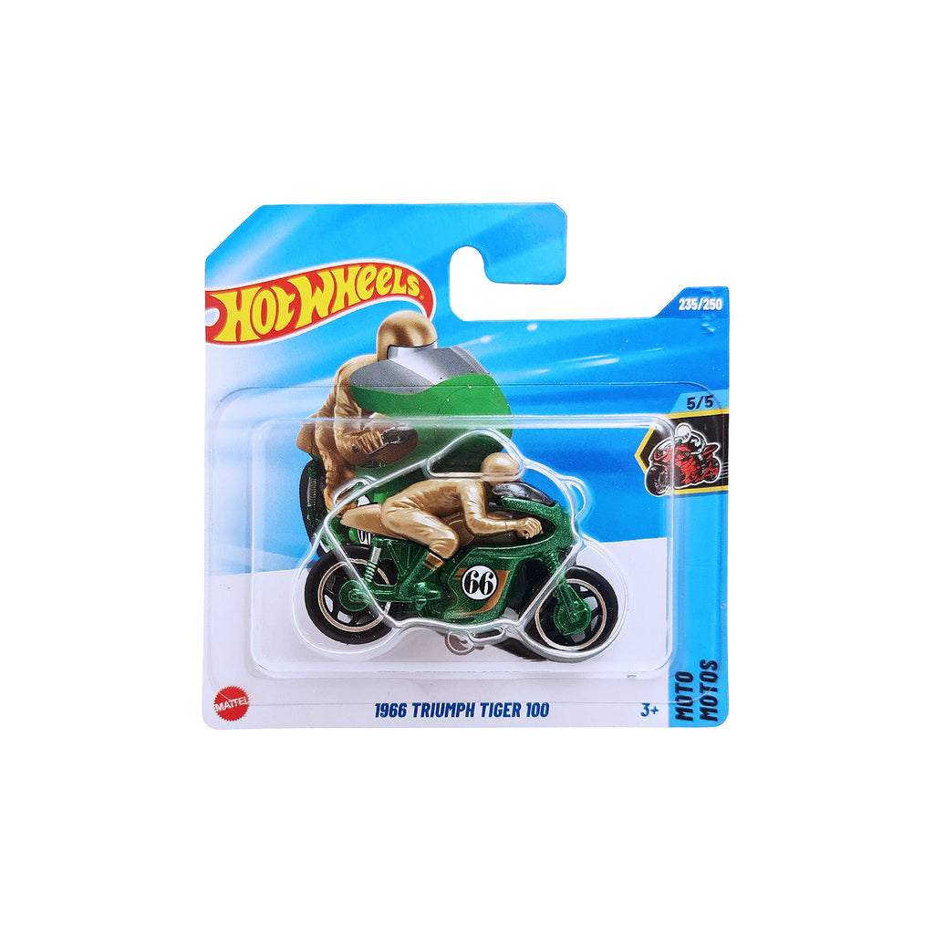 Hot Wheels MOTO | 1966 Triumph Tiger 100 - Green (235/250)