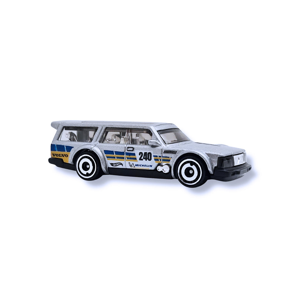 Hot Wheels WAGONS | Volvo 240 Drift Wagon - Silver (227/250) LOOSE