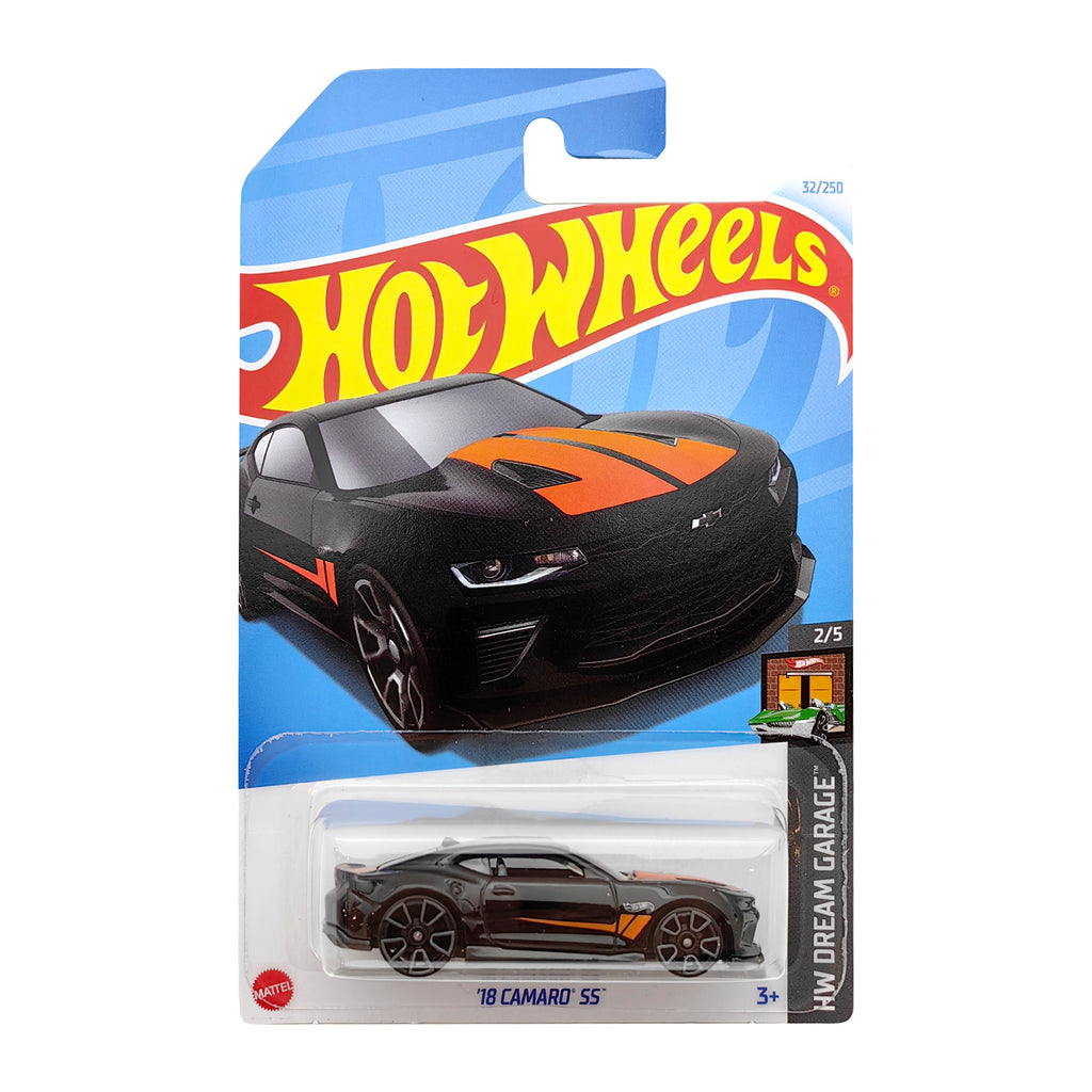 Hot Wheels HW DREAM GARAGE - '18 Camaro SS - Black.Orange (32/250)