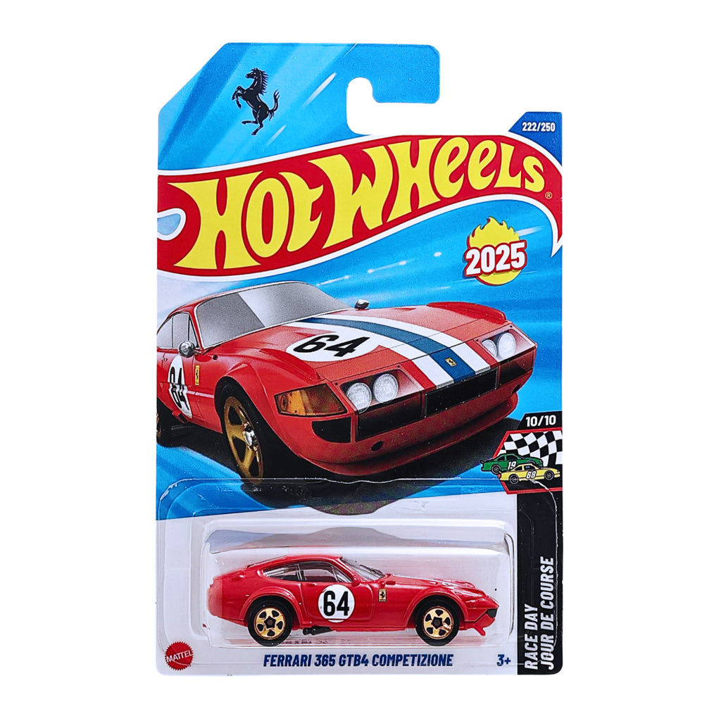 Hot Wheels RACE DAY | Ferrari 365 GTB4 Competizione - Red (222/250)