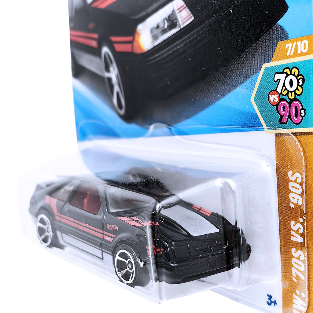 Hot Wheels HW '70S VS '90S | '92 Ford Mustang - Black (127/250)