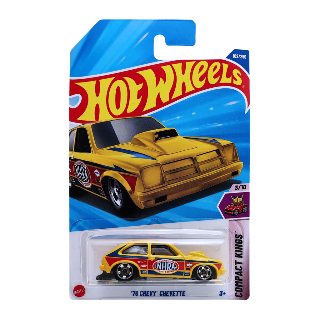 Hot Wheels COMPACT KINGS | '76 Chevy Chevette - Yellow (102/250)