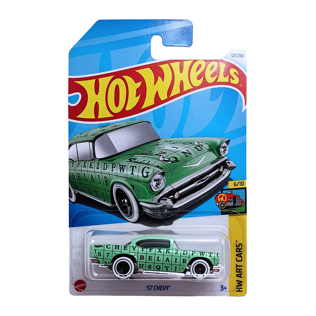 Hot Wheels HW ART CARS | '57 Chevy - Mint (121/250)
