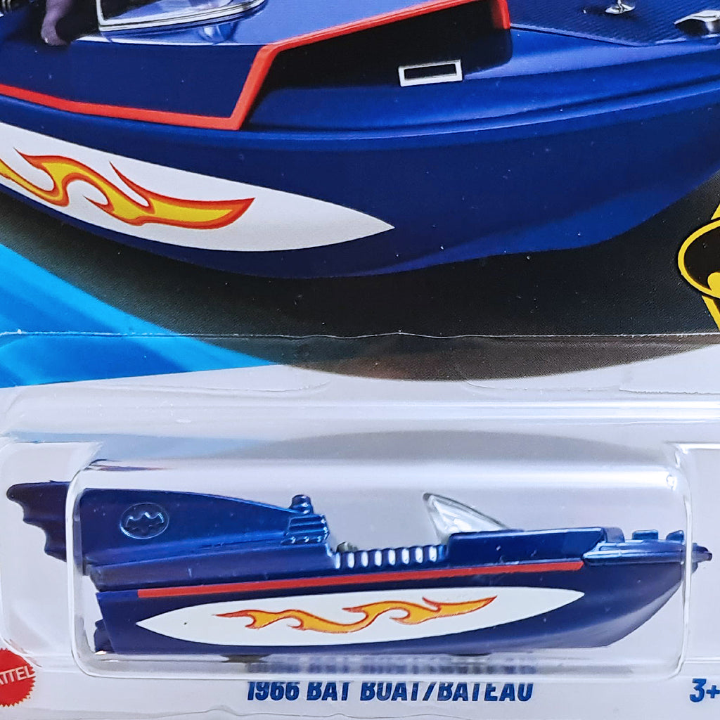 Hot Wheels BATMAN | 1966 Bat Boat / Bateau - Blue (232/250)