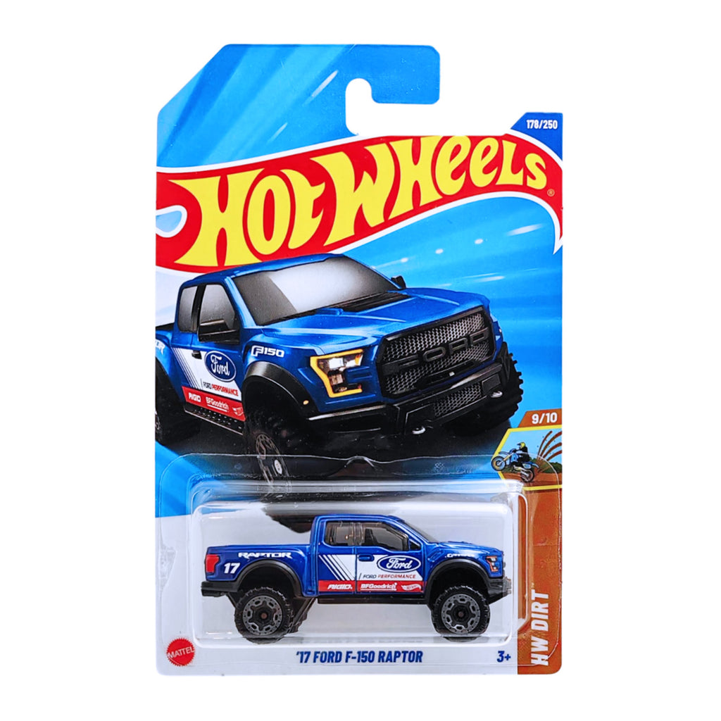 Hot Wheels HW DIRT | '17 Ford F-150 Raptor - Blue (178/250)
