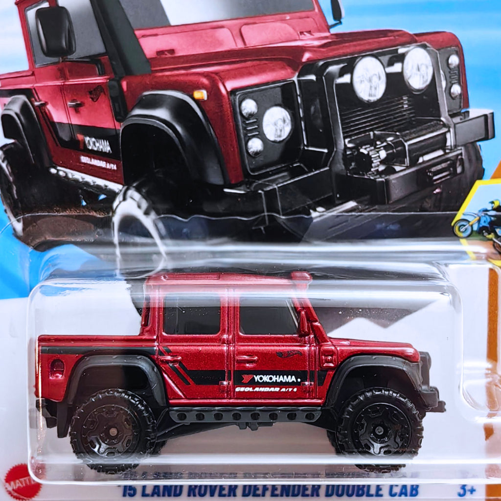 Hot Wheels HW DIRT | '15 Land Rover Defender Double Cab - Dark Red (179/250)