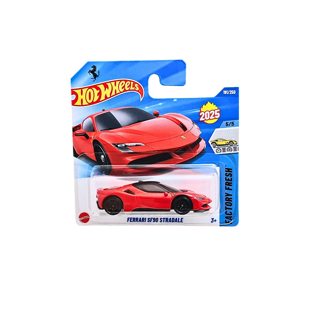 Hot Wheels FACTORY FRESH | Ferrari SF90 Stradale - Red (191/250)SC