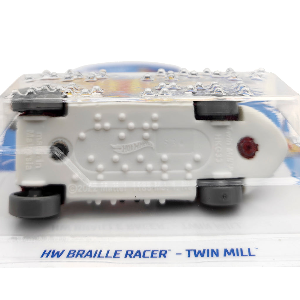 Hot Wheels CELEBRATION RACERS - HW Braille Racer Twin Mill