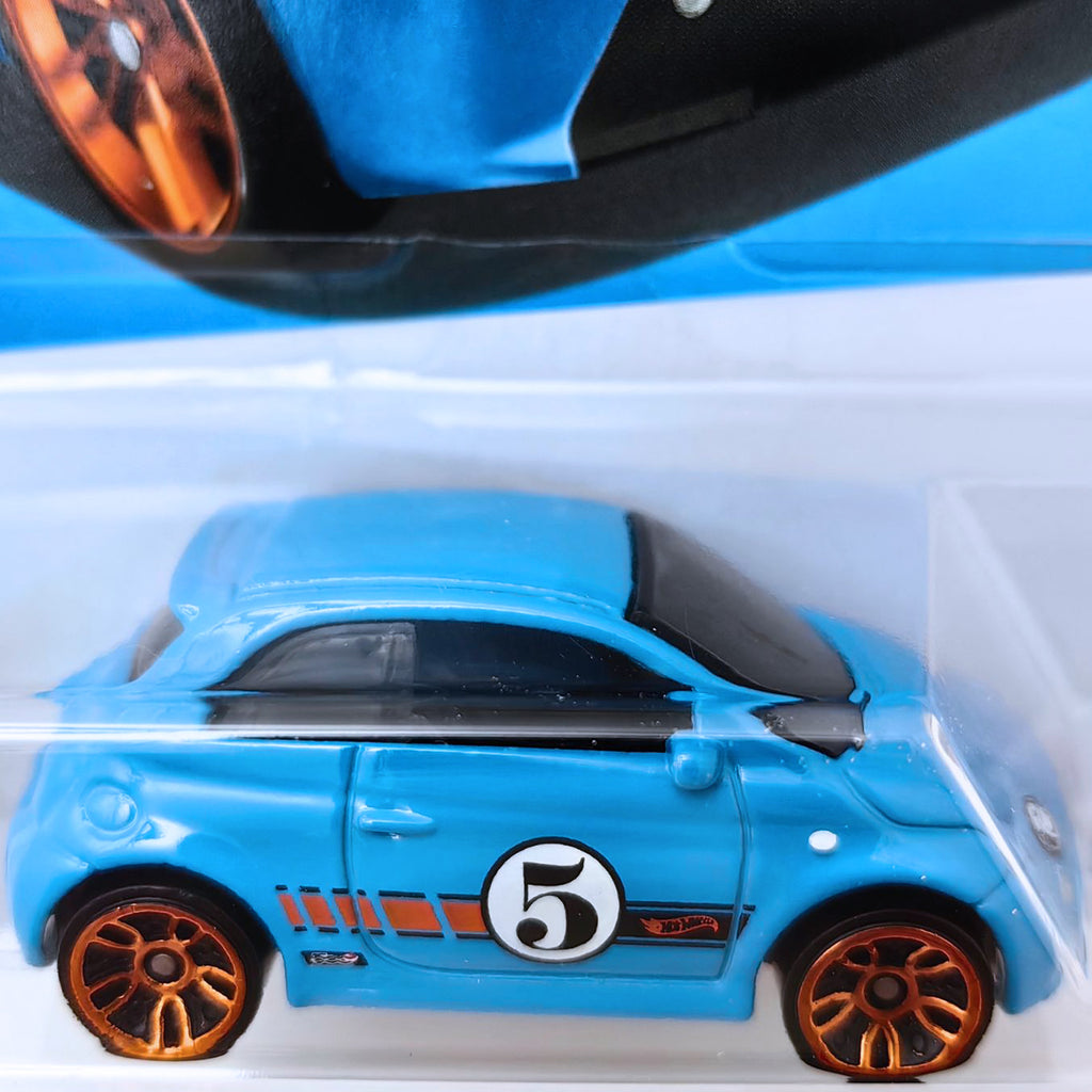 Hot Wheels COMPACT KINGS - Fiat 500e - BLUE