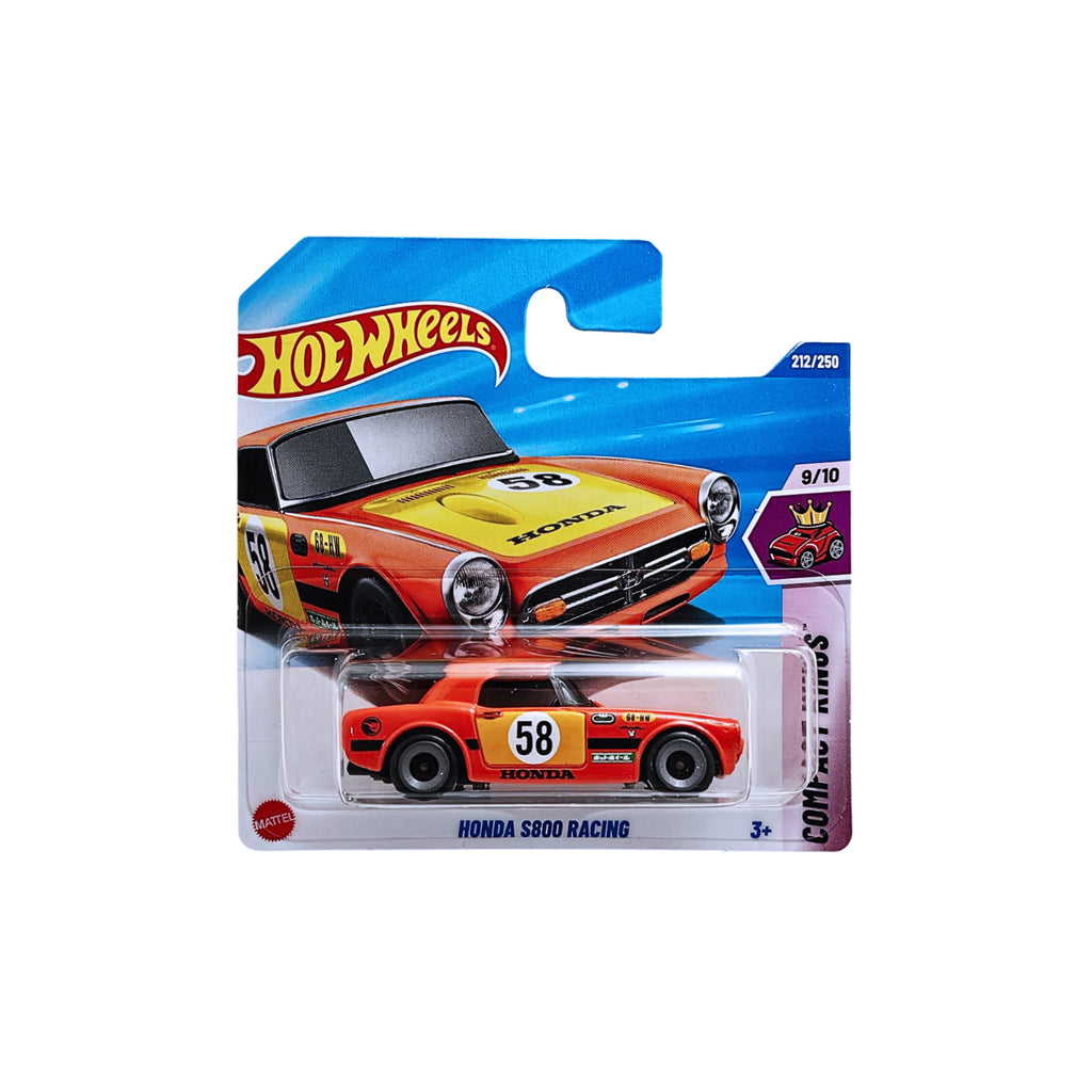 Hot Wheels COMPACT KINGS | Honda S800 Racing - Orange - RTH (212/250)