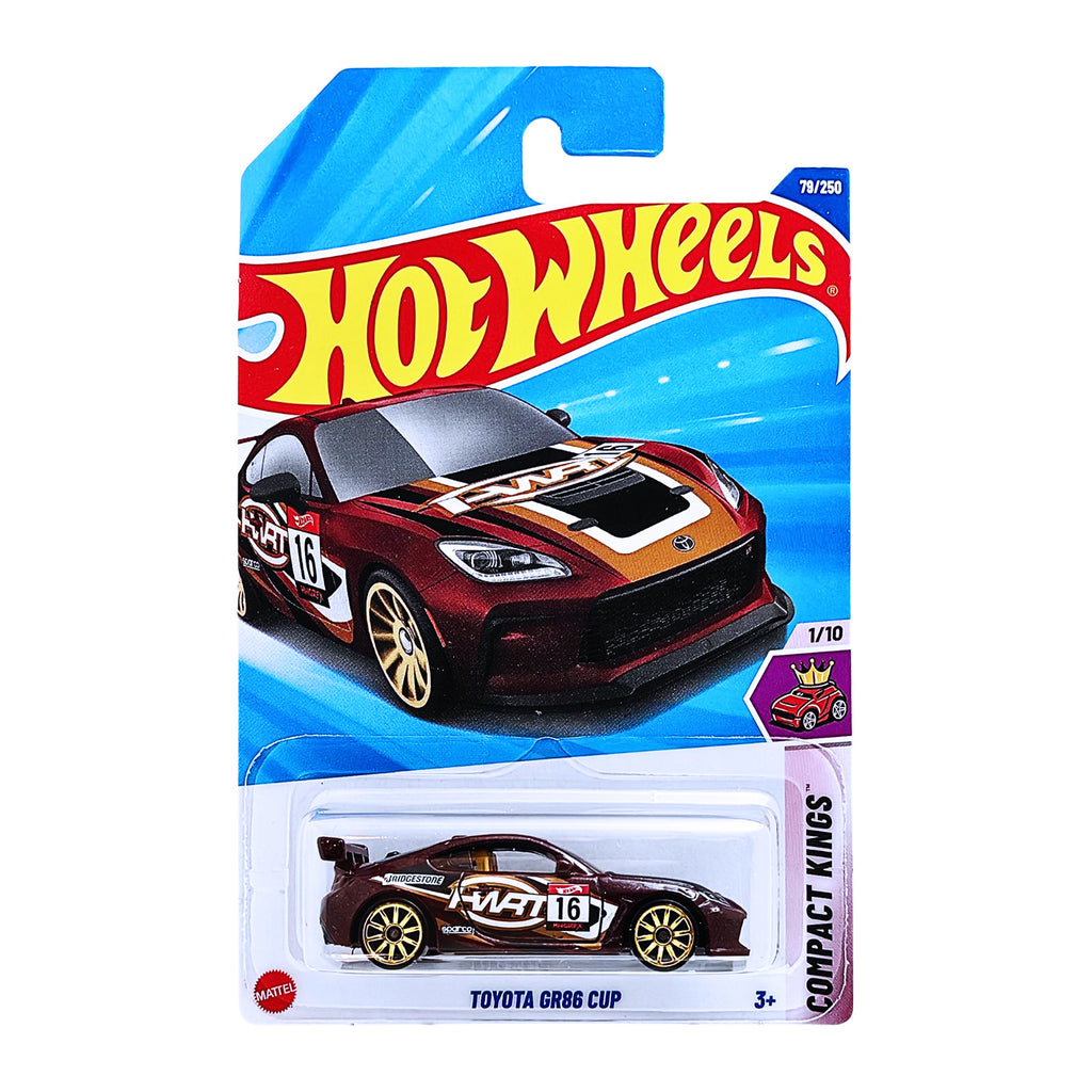Hot Wheels COMPACT KINGS | Toyota GR86 Cup - Maroon (79/250)