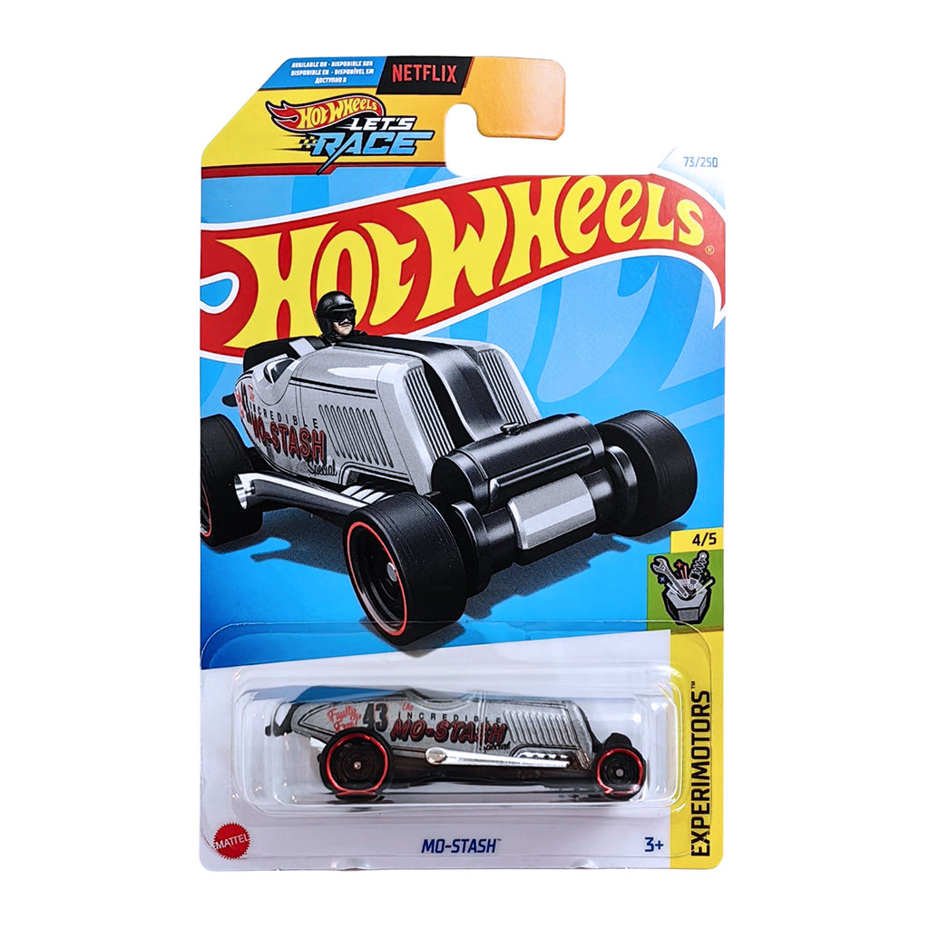Hot Wheels EXPERIMOTORS Let's Race | Mo-Stash - Silver (73/250)