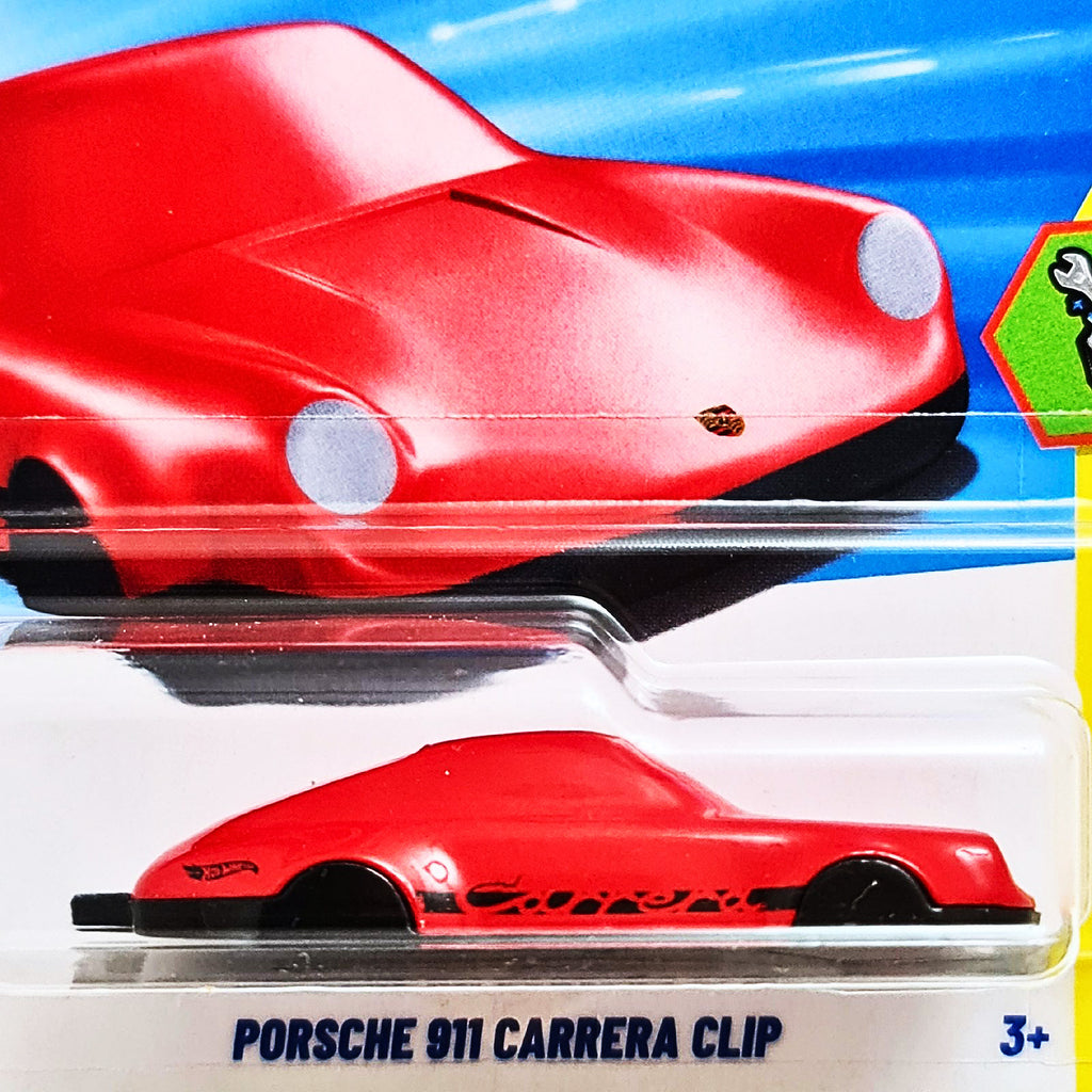 Hot Wheels EXPERIMOTORS | Porsche 911 Carrera Clip - Red (187/250)