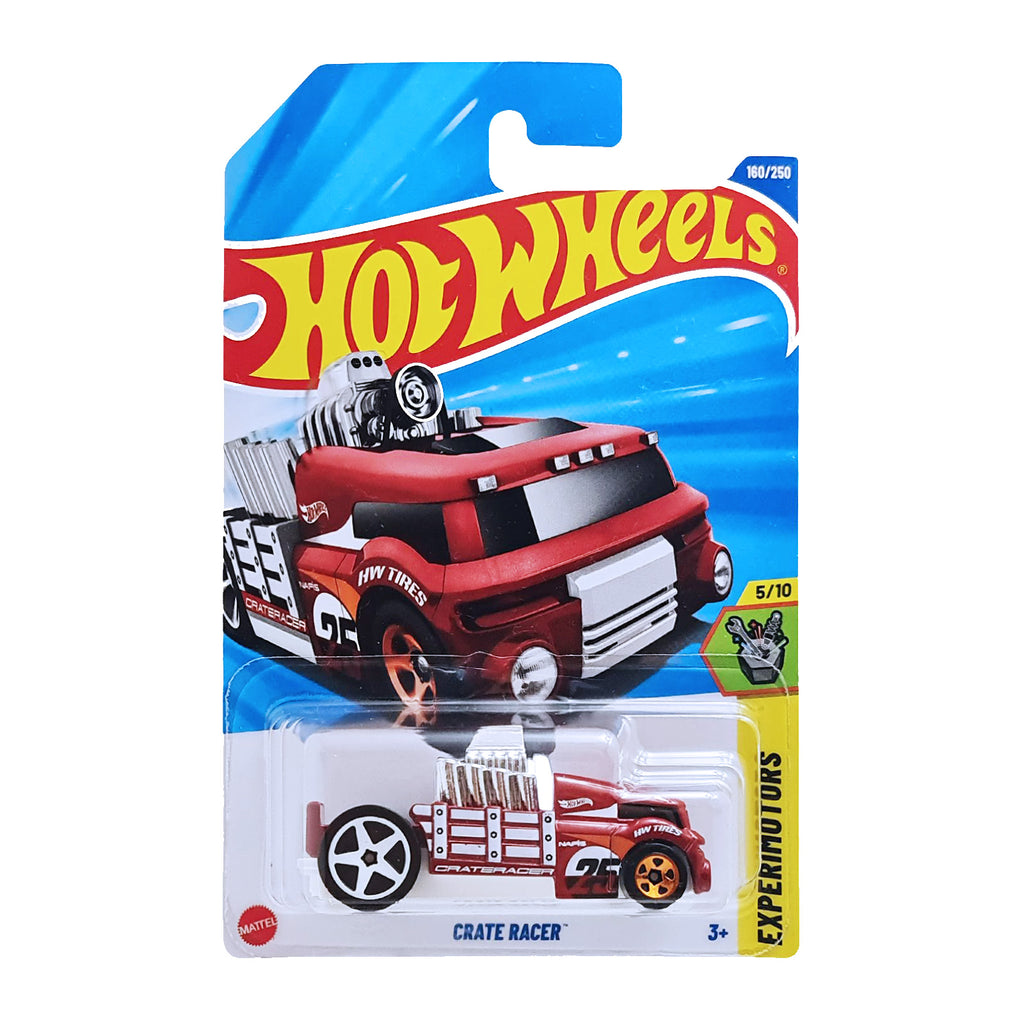 Hot Wheels EXPERIMOTOR | Crate Racer - Red (160/250)