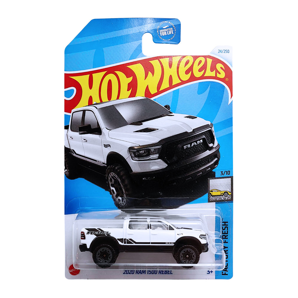 Hot Wheels FACTORY FRESH - 2020 RAM 1500 Rebel - White.Black (US)