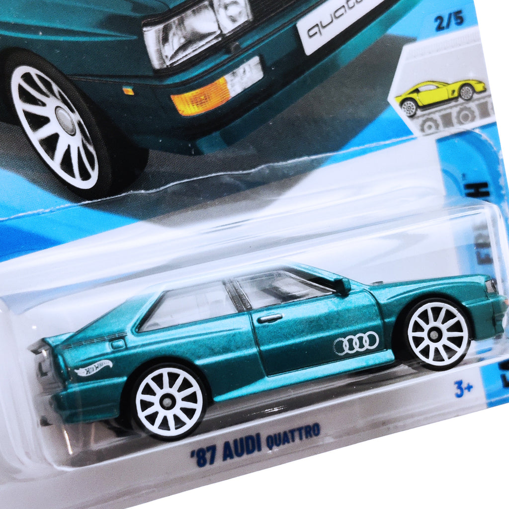 Hot Wheels FACTORY FRESH | '87 Audi Quattro - Sea Green (16/250)