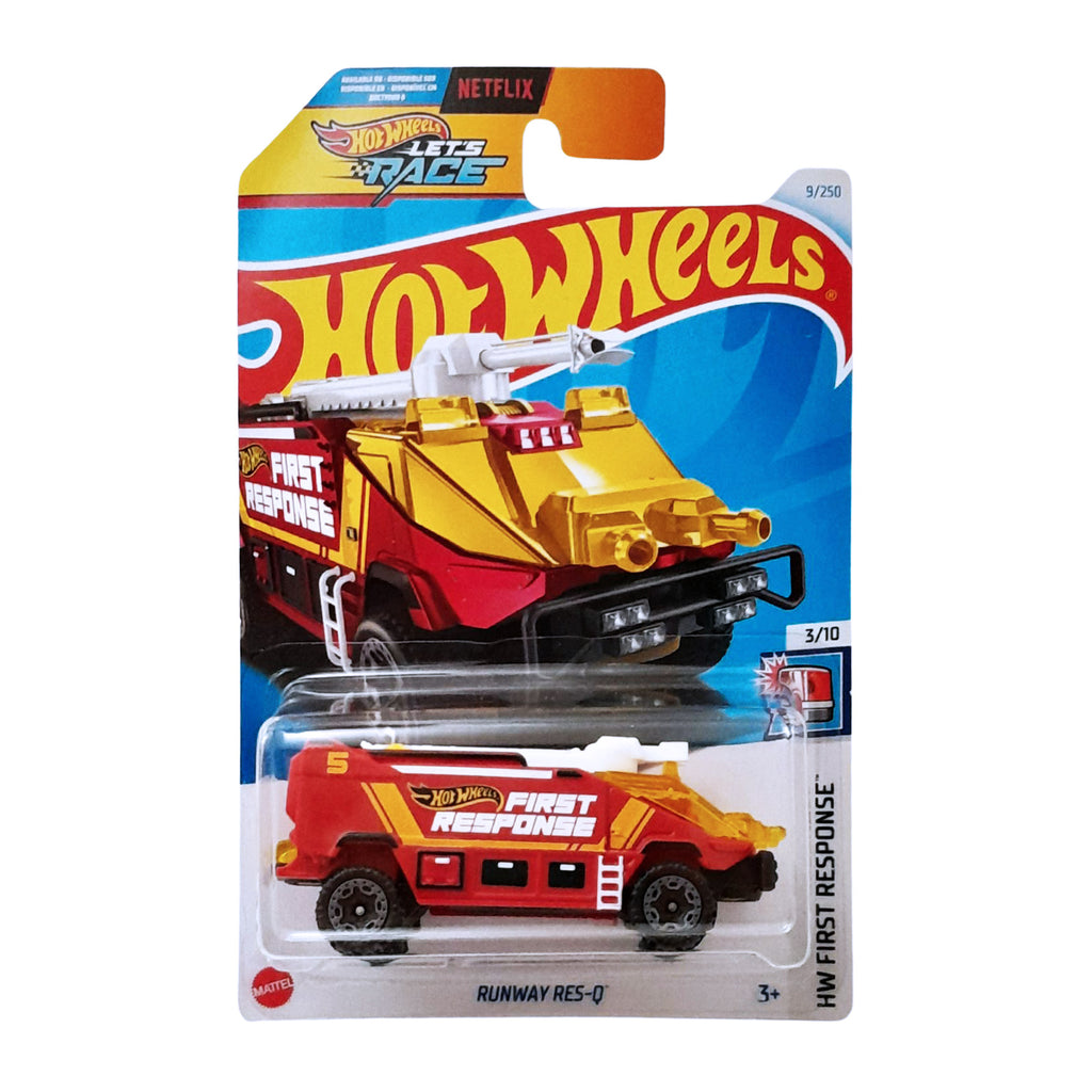 Hot Wheels HW FIRST RESPONSE - Runway Res-Q | Red