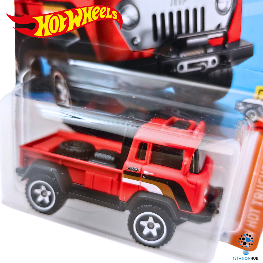 Hot Wheels HW HOT TRUCKS - '57 Jeep FC - rED