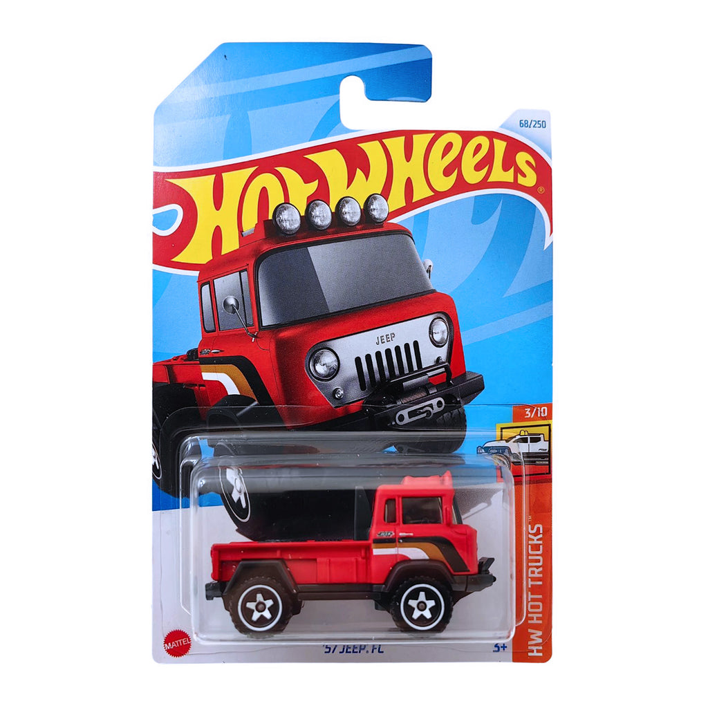 Hot Wheels HW HOT TRUCKS - '57 Jeep FC - rED
