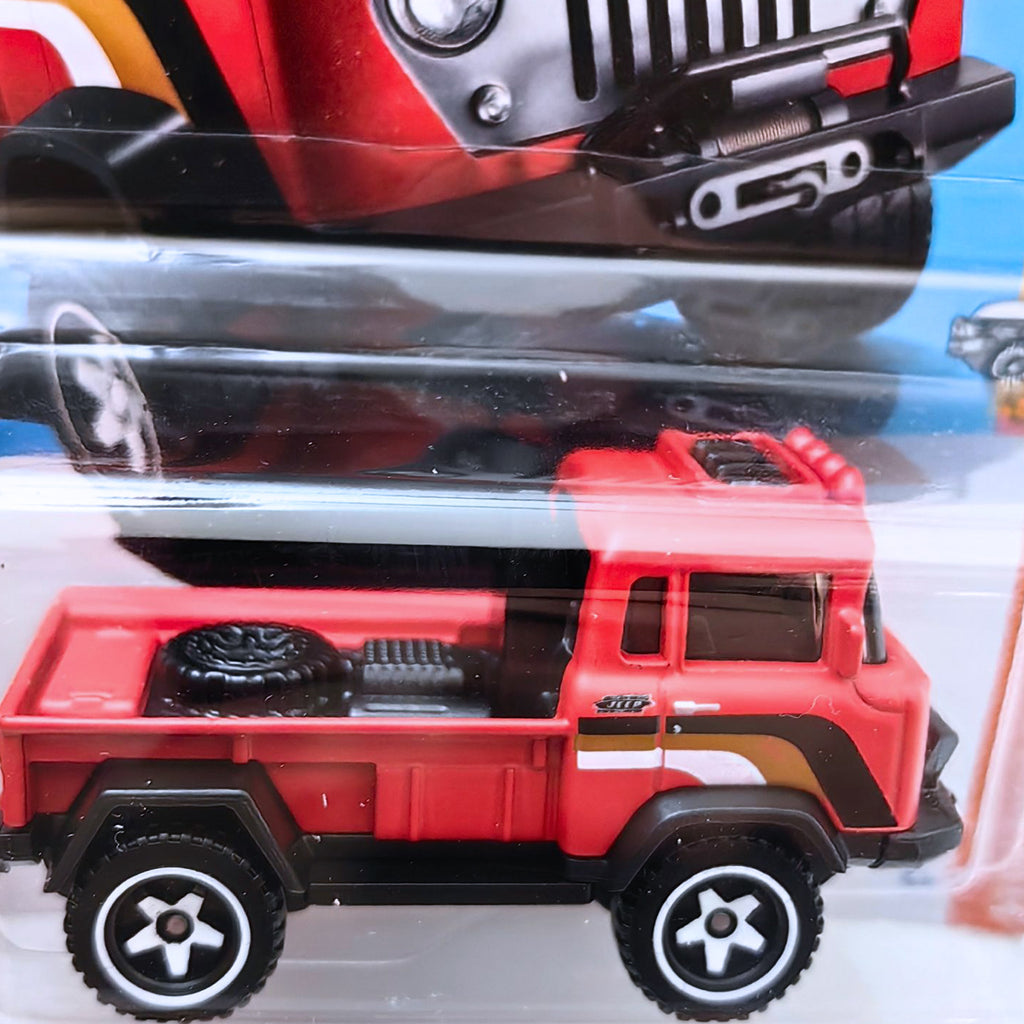 Hot Wheels HW HOT TRUCKS - '57 Jeep FC - rED