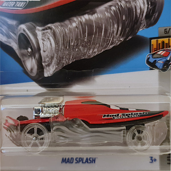 Voiture Miniature Hot Wheels Mad Splash 2013 - Modèle Orange, échelle 1:64, Occasion