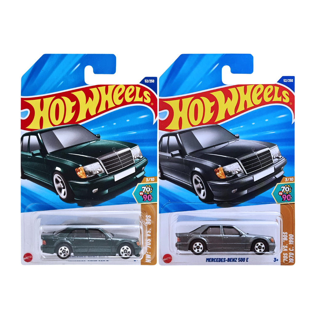 Hot Wheels HW 70's VS '90's - Mercedes-Benz 500 E