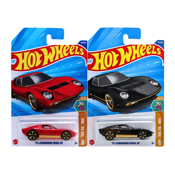 Hot Wheels HW '70S VS. 90'S - '71 Lamborghini Miura SV – 1 Station Hub
