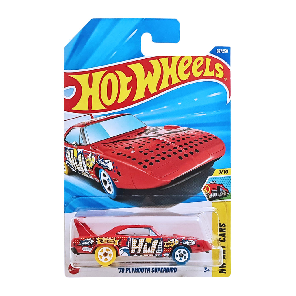 Hot Wheels HW ART CARS | '70 Plymouth Superbird - Red (87/250)
