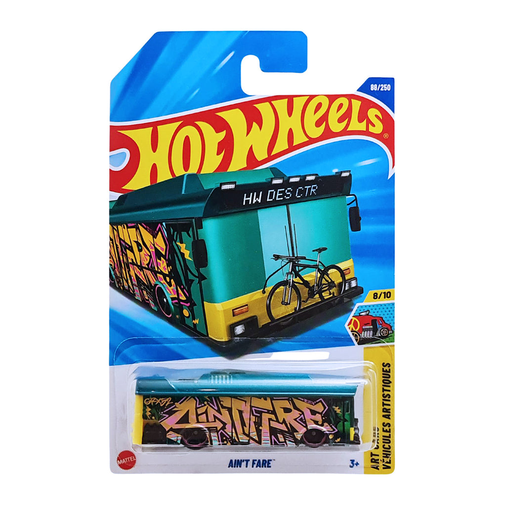 Hot Wheels HW ART CARS | Ain't Fare - Green (88/250)