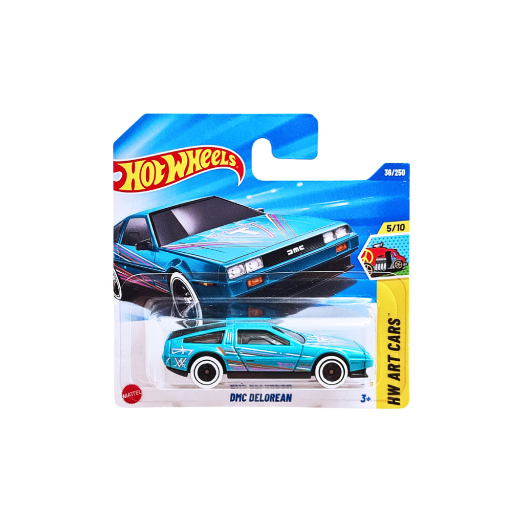 Hot Wheels HW ART CARS | DMC Delorean - Turquoise (36/250)