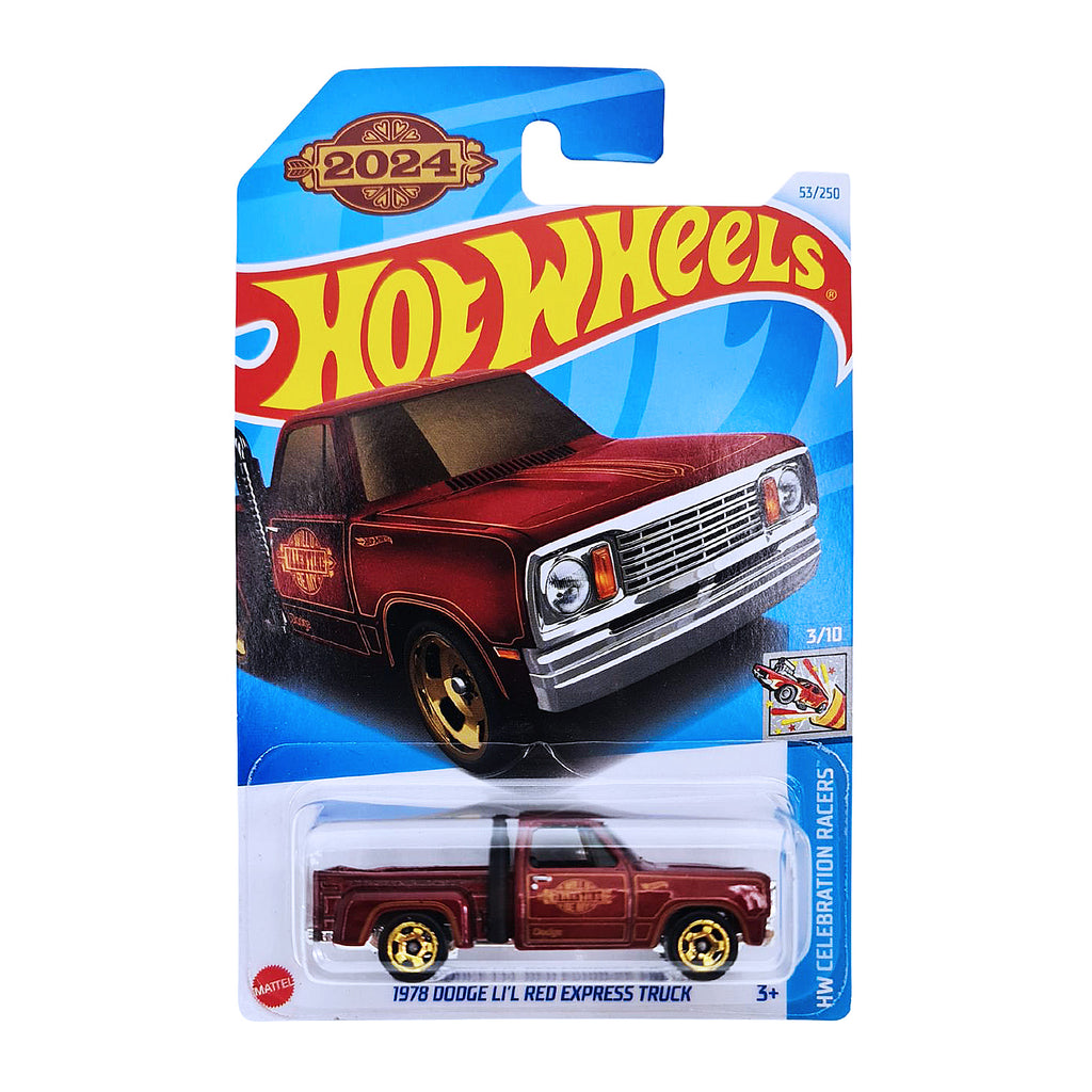 Hot Wheels CELEBRATION RACERS - 1978 Dodge Li'l Red Express Truck