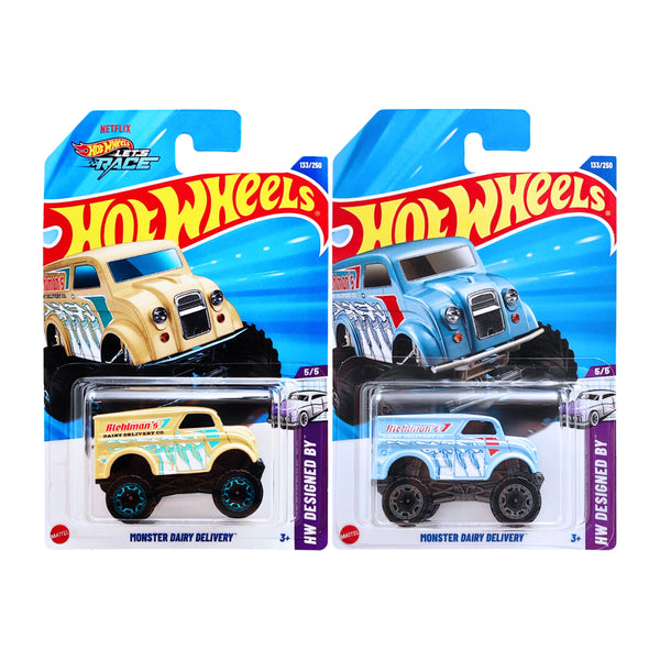 Hot Wheels HW DESIGNED BY - Monster Dairy Delivery – 1 Station Hub