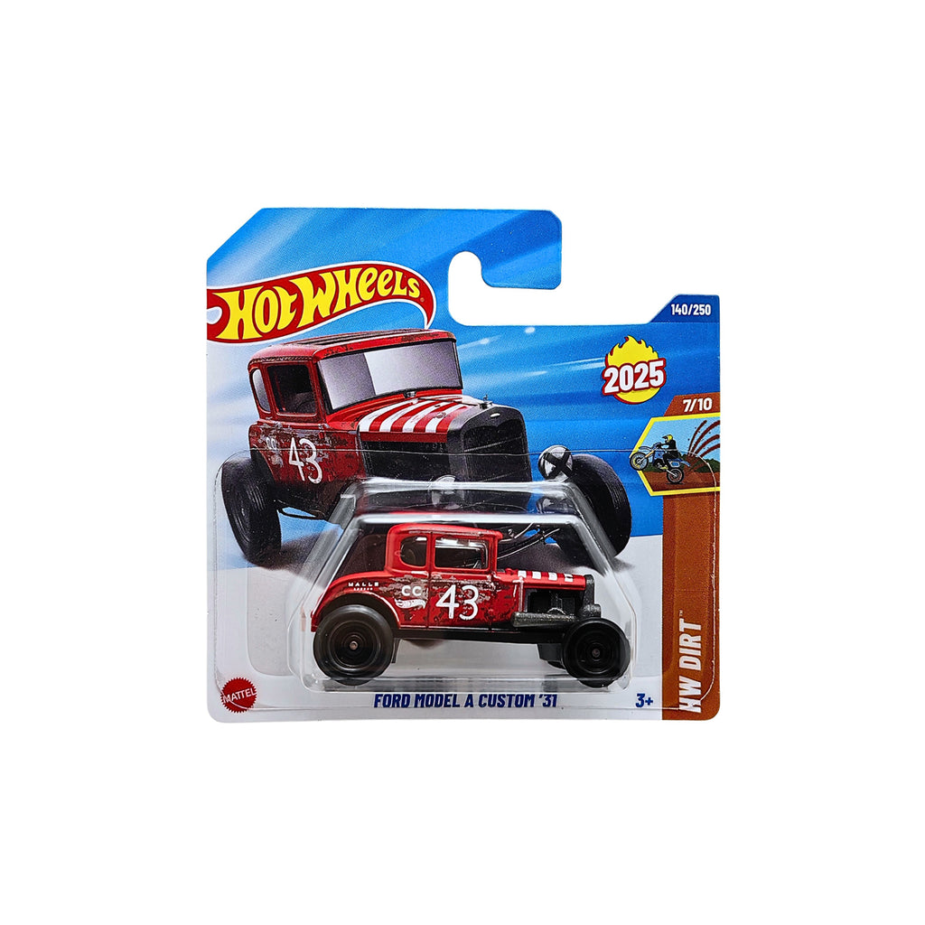 Hot Wheels HW DIRT | Ford Model A Custom '31 - Red (140/250) SHORT CARD