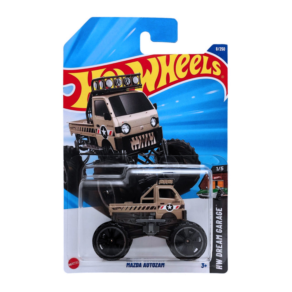Hot Wheels HW DREAM GARAGE | Mazda Autozam - Taupe (8/250)