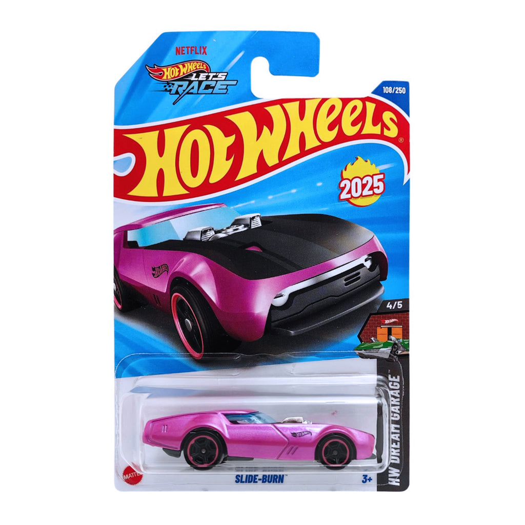 Hot Wheels HW DREAM GARAGE | Slide-Burn - Pink (108/250)