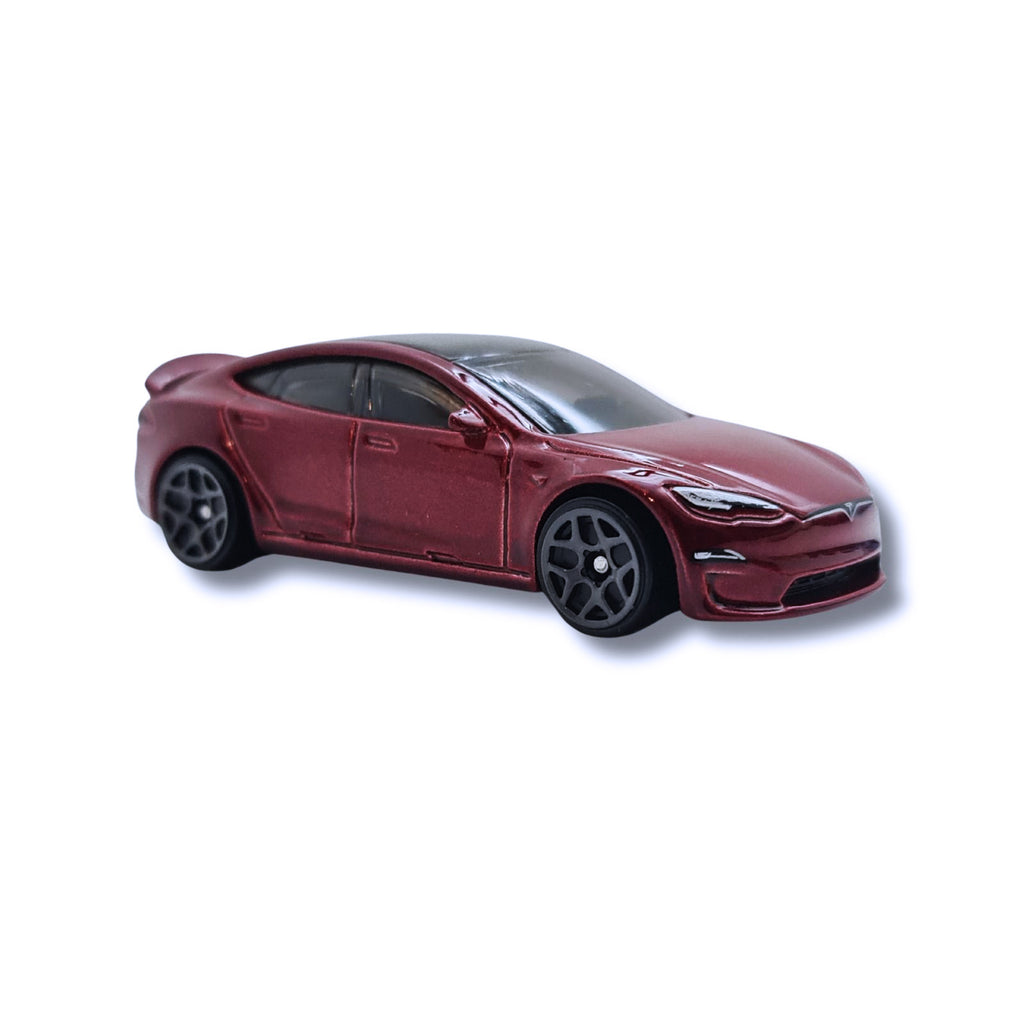 Hot Wheels HW EV | Tesla Model S Plaid - Maroon (9/250) LOOSE