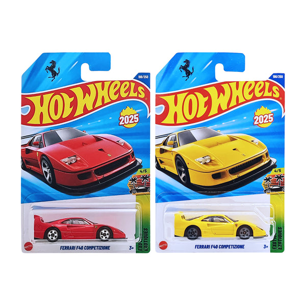 Hot Wheels Ferrari F40 Competizione | HW Exotics Supercar Diecast