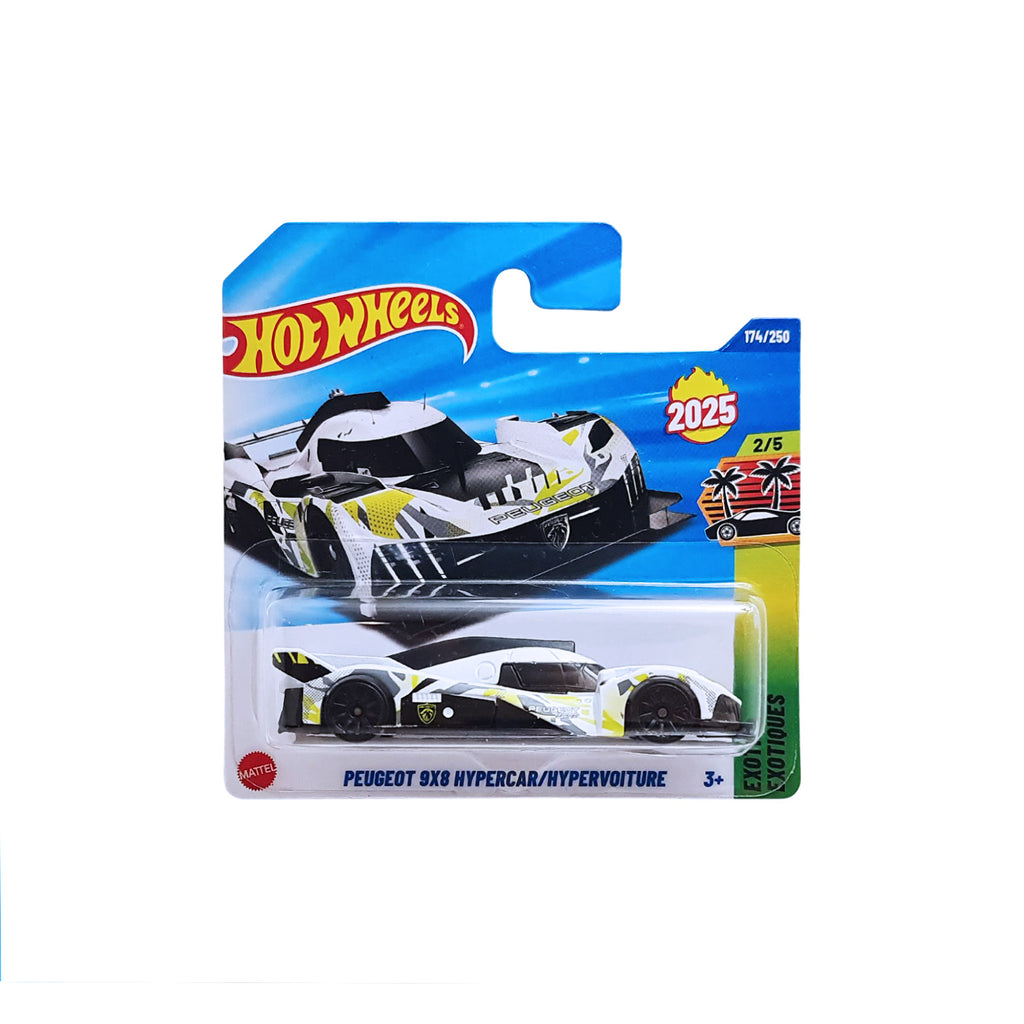 Hot Wheels HW EXOTICS | Peugeot 9X8 Hypercar / Hypervoiture - White (174/250)