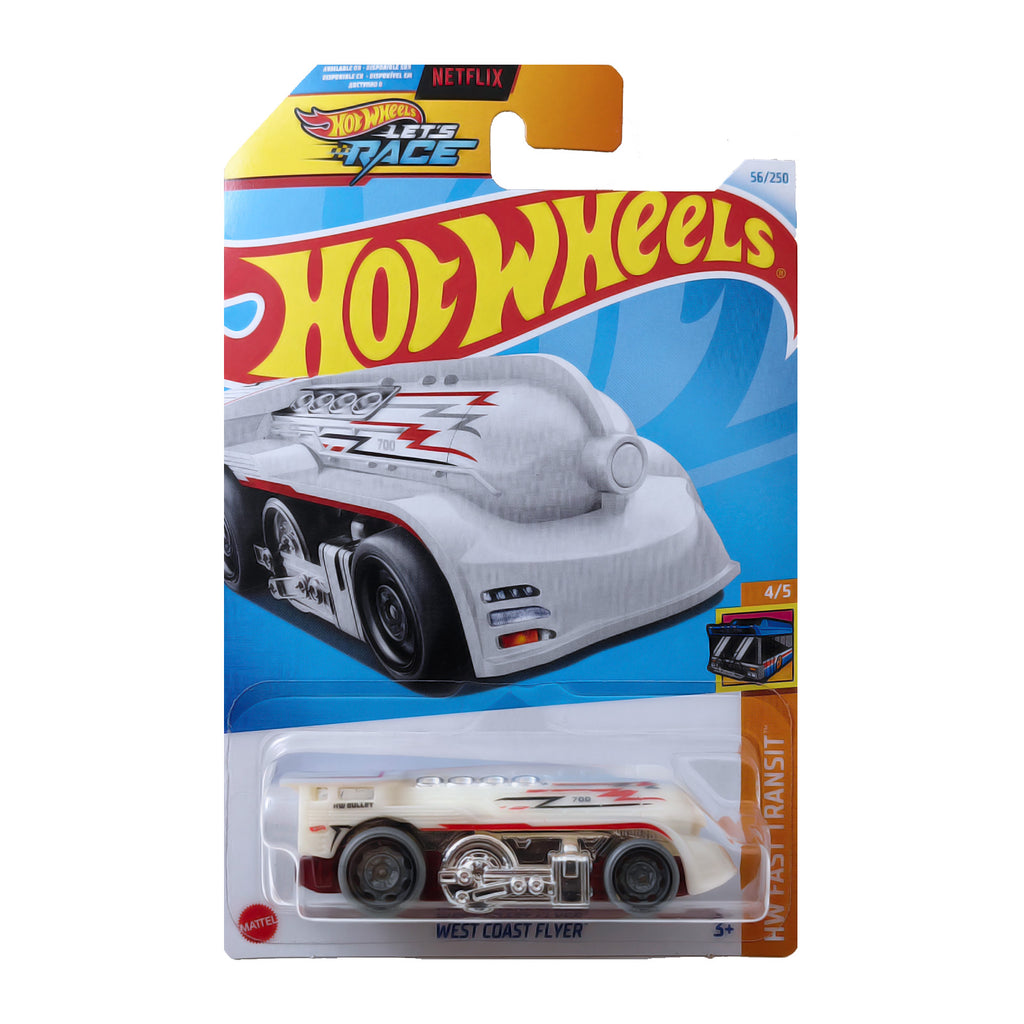 Hot Wheels HW FAST TRANSIT - West Coast Flyer - white