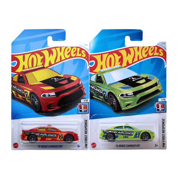 Hot Wheels HW FIRST RESPONSE 15 Dodge Charger SRT – Station Hub