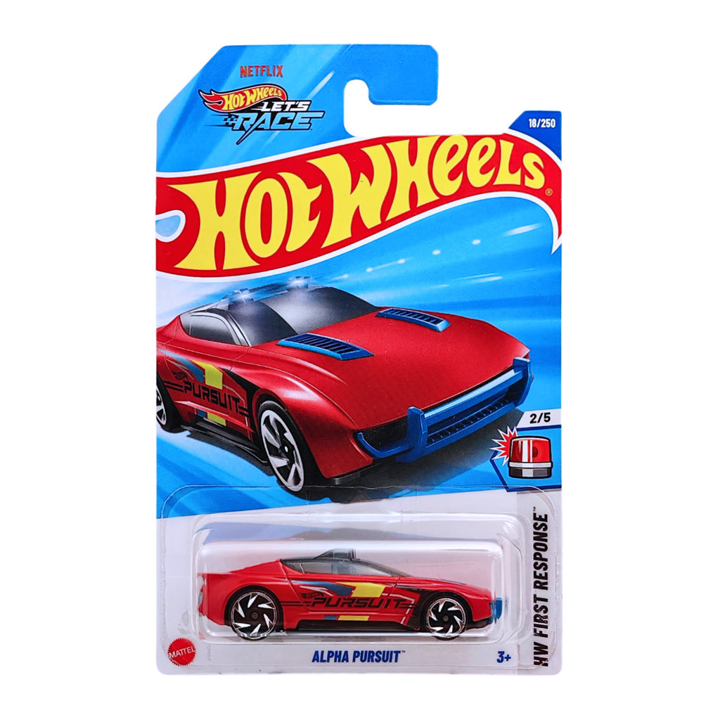 Hot Wheels HW FIRST RESPONSE | Alpha Pursuit - Red (18/250)