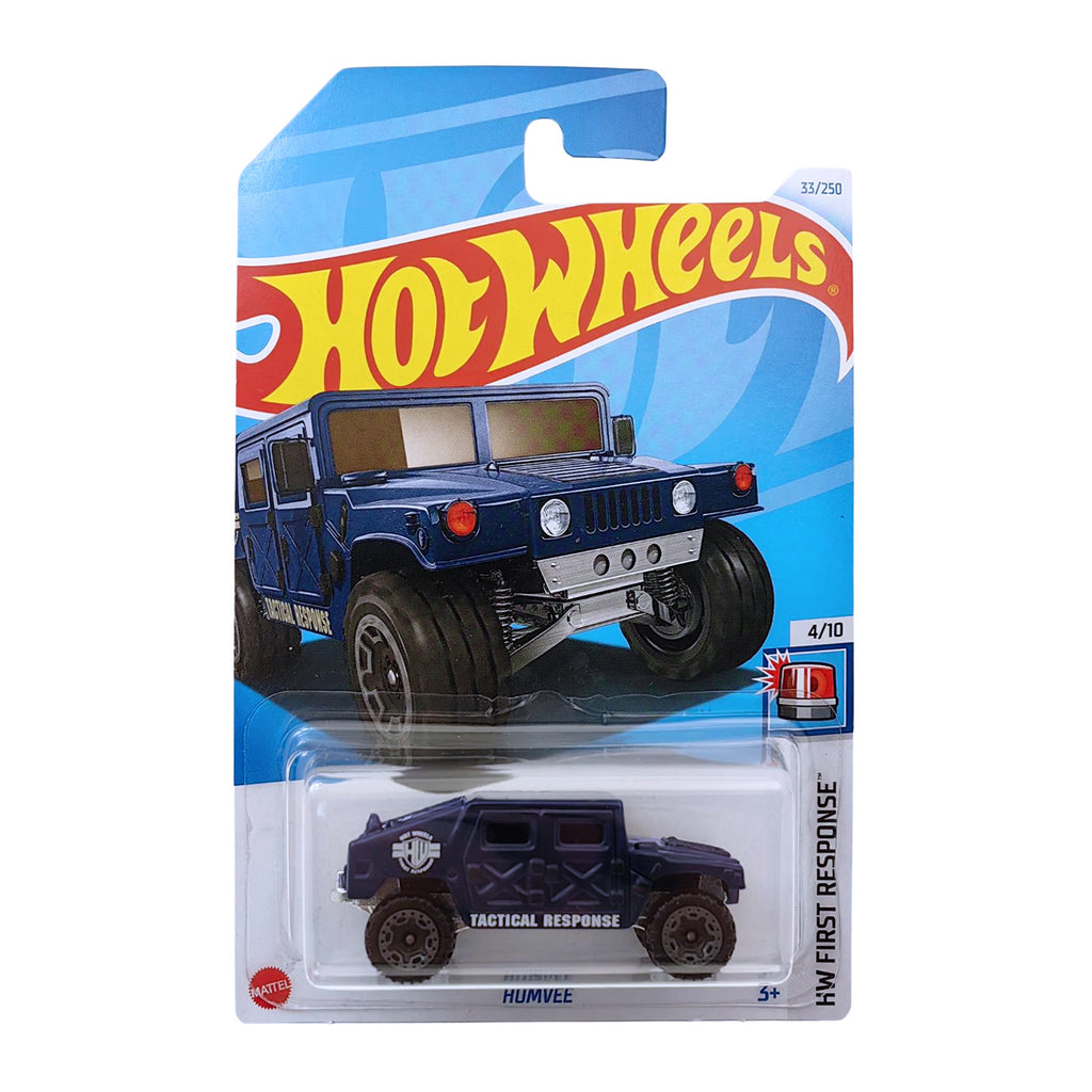 Hot Wheels HW FIRST RESPONSE - Humvee - Dark Blue