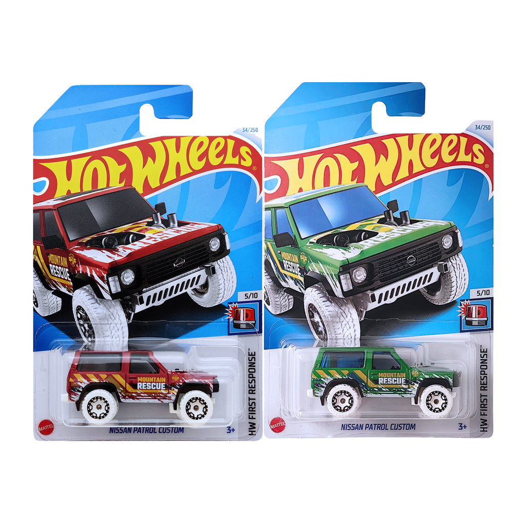Hot Wheels HW FIRST RESPONSE Mountain Rescue - Nissan Patrol Custom