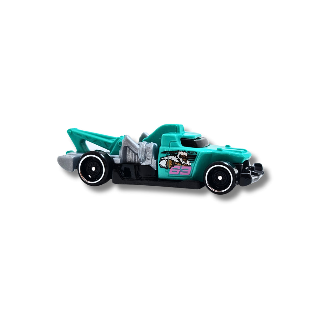 Hot Wheels HW HOT TRUCKS | Haulerback - Teal (42/250) LOOSE