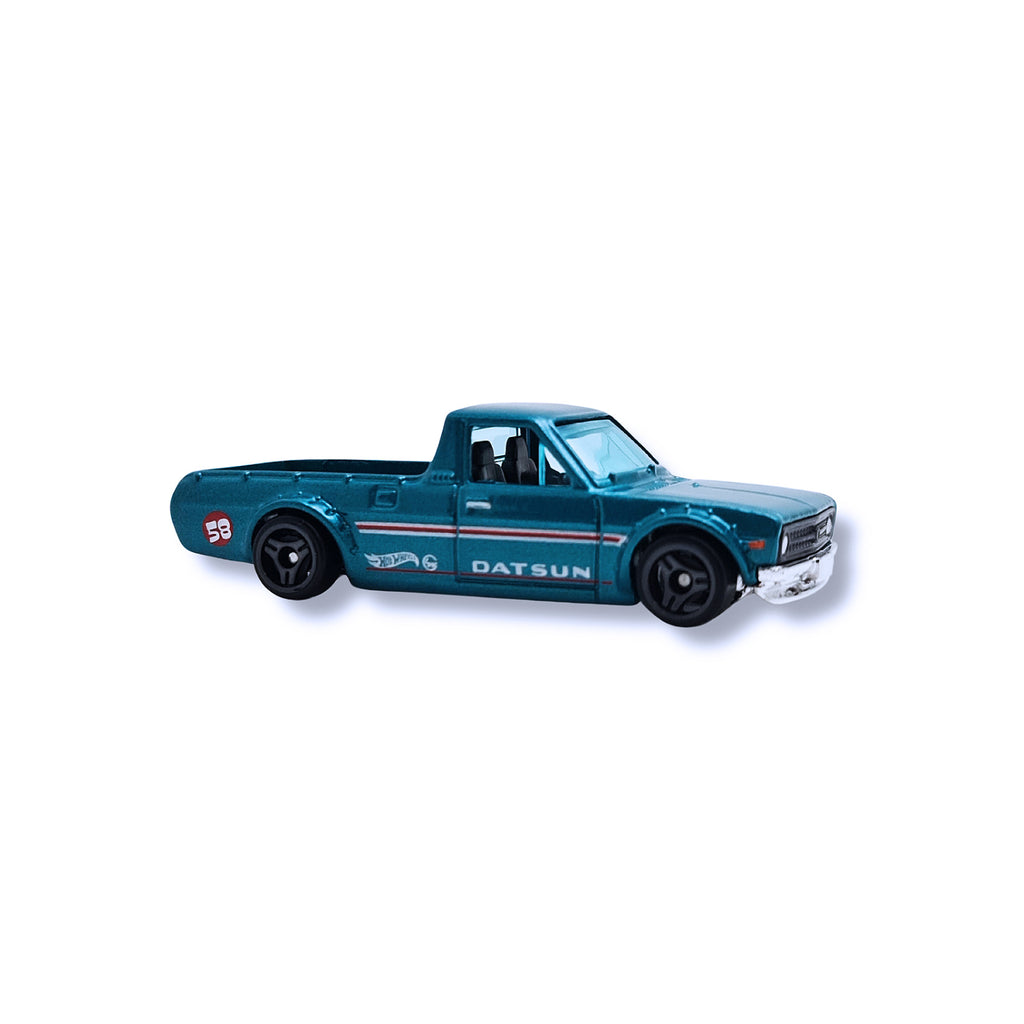Hot Wheels HW HOT TRUCKS | 1975 Datsun Sunny Truck (B120) - Green (93/250) LOOSE