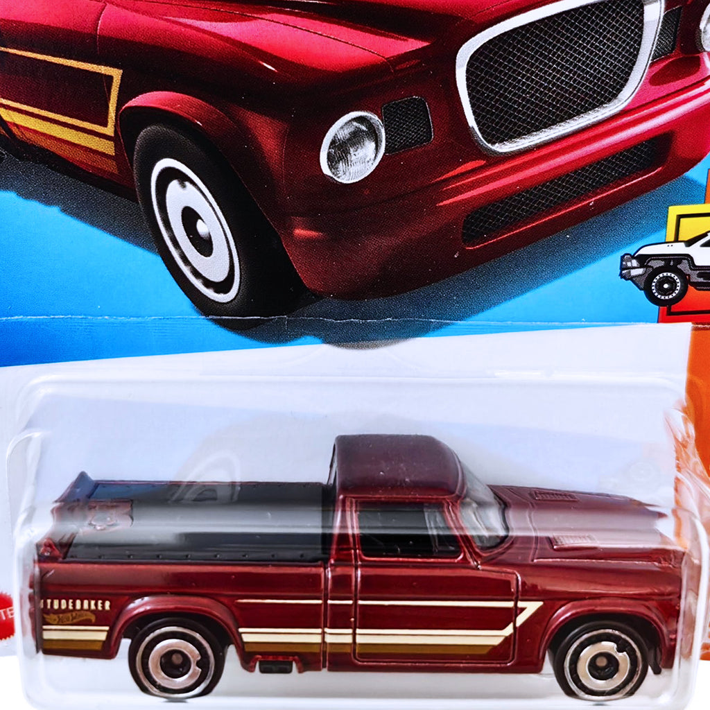 Hot Wheels HW HOT TRUCKS - '63 Studebaker Champ - Dark Red