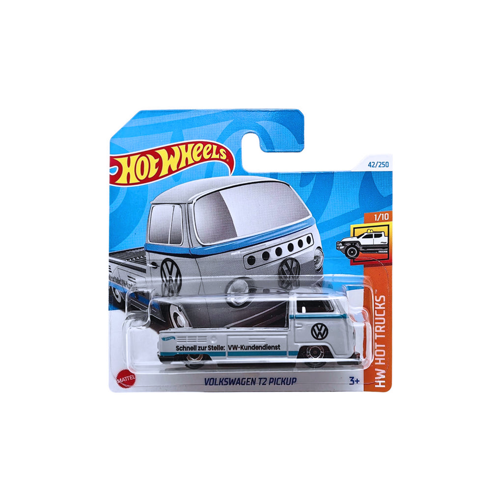 Hot Wheels HW HOT TRUCKS | Volkswagen T2 Pickup - Grey (42/250) ShortCard