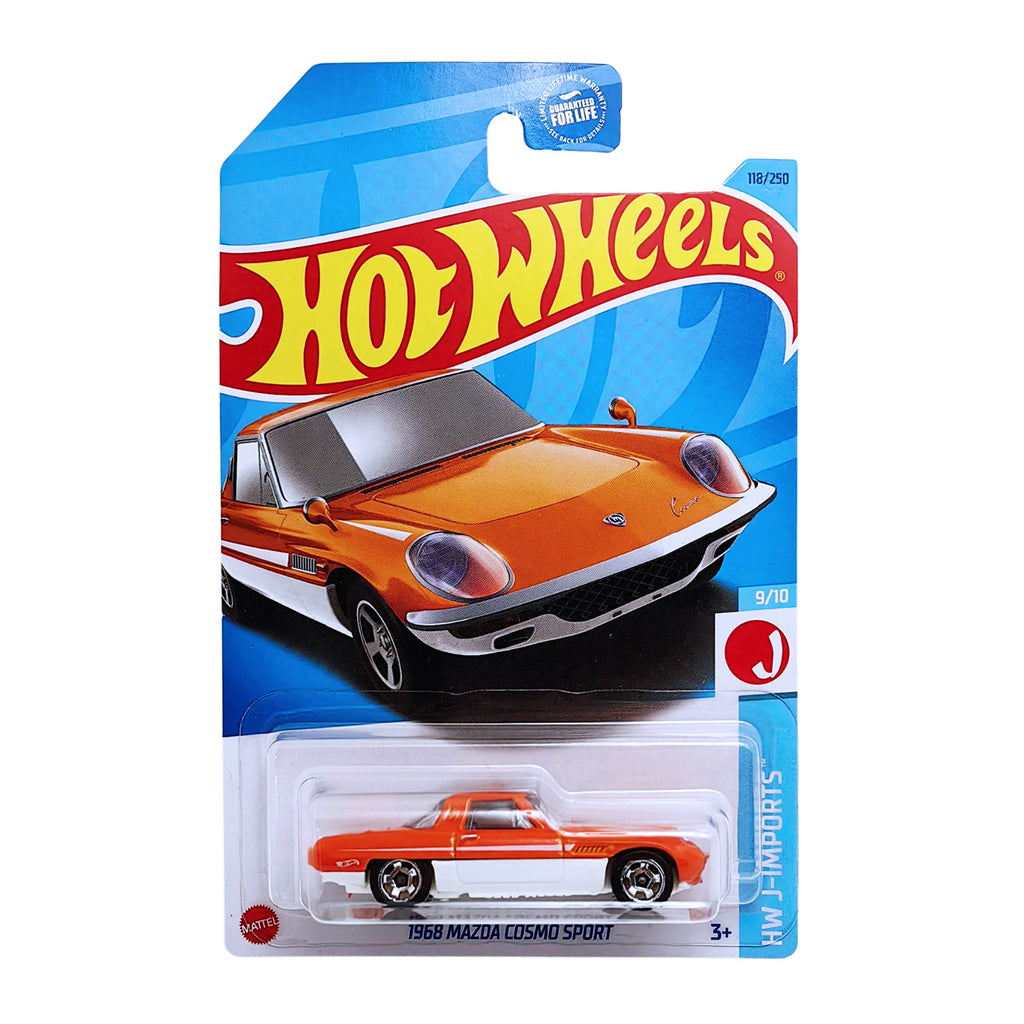 Hot Wheels HW J-IMPORTS | 1968 Mazda Cosmo Sport - Orange (118/250)