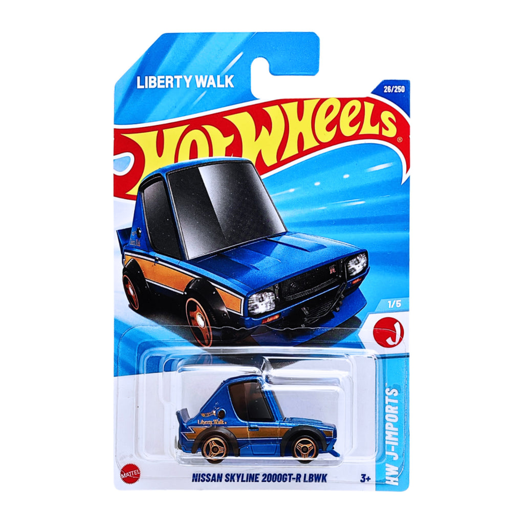 Hot Wheels HW J-IMPORTS | Nissan Skyline 2000GT-R LBWK - Blue (26/250)